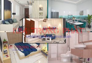 Thiết kế nội thất nhà phố 4 tầng tại Bình Dương - Tư Vấn Xây Dựng Kim Trọng Phát - Công Ty TNHH Tư Vấn Đầu Tư Xây Dựng Kim Trọng Phát